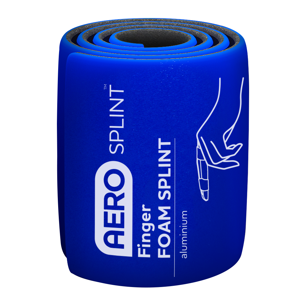 Aero Healthcare AEROSPLINT Finger Aluminium Foam Splint 9.5 x 4.5cm