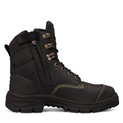 Oliver 150mm Black Zip Sided Boot (55-345Z)