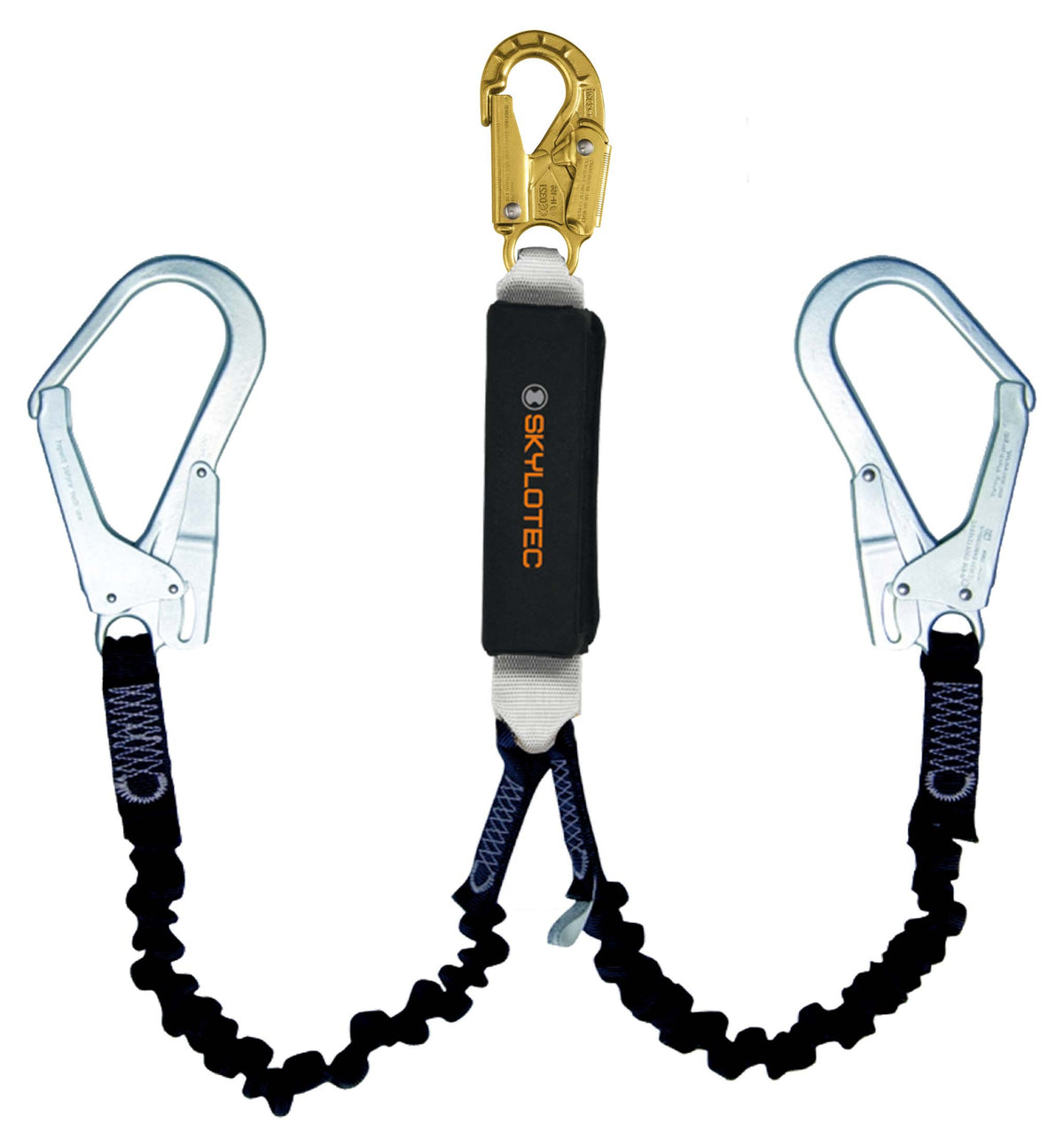 Skylotec BFD Y Flex Twin Leg Shock Absorbing Lanyard 1.5m (L-AUS-0582-1.5 )