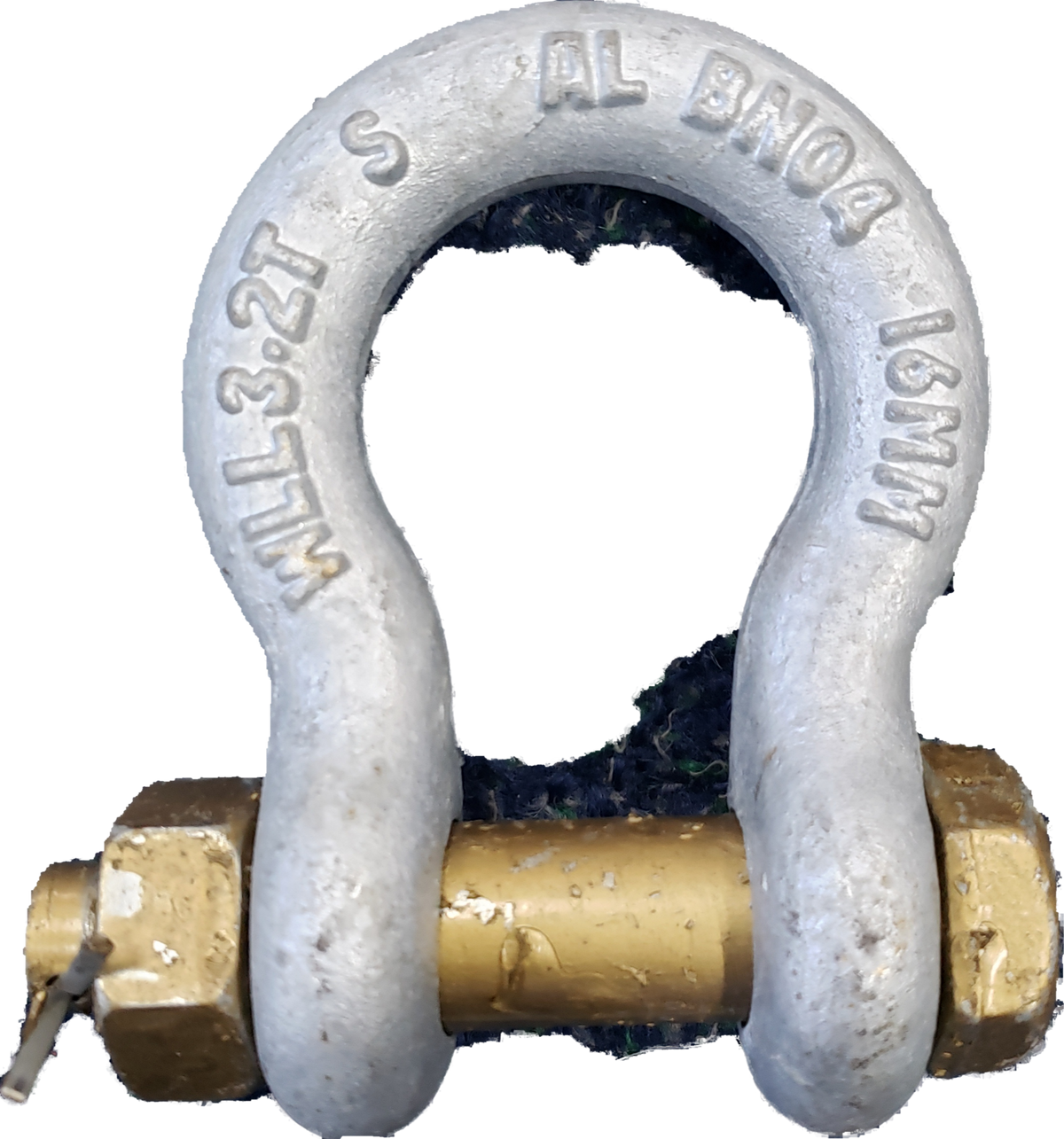 Grade S Safety Pin Bow Shackle 03.2T 16mm (503516)
