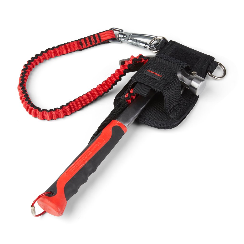 GRIPPS Bungee Tether Dual-Action Swivel Carabiner - 7kg/15lb