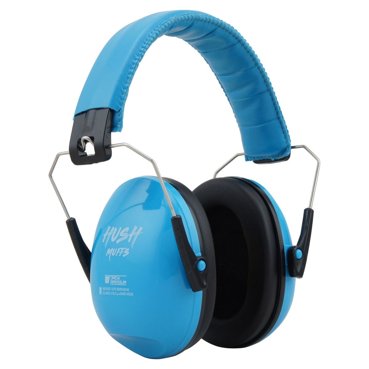 Jack Armour Hush Kids Earmuffs - Blue (Class 5 26dB)