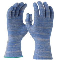 Maxisafe Microfresh 'Food Grade' Cut E Glove Liner, Per Pair (Blue) (6 Pairs)