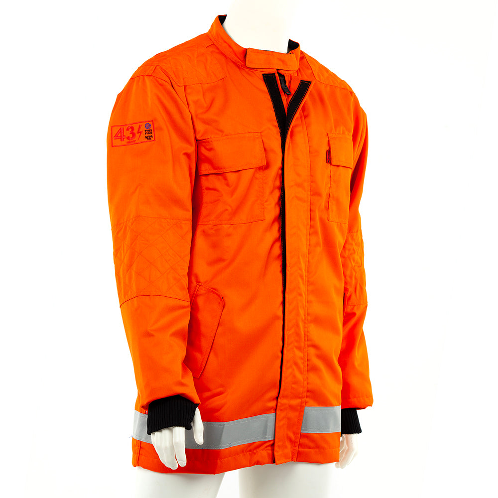 Sherwood Nomex Arc Jacket HRC4 43cal. Orange D/N Stripe Size 2XL