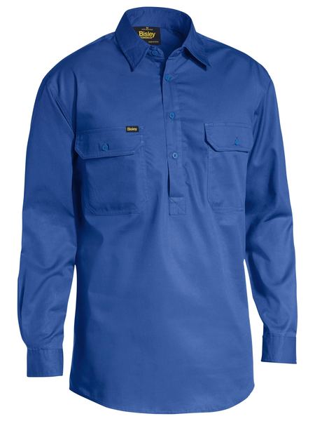 Bisley Closed Front Cool Lightweight Drill Shirt