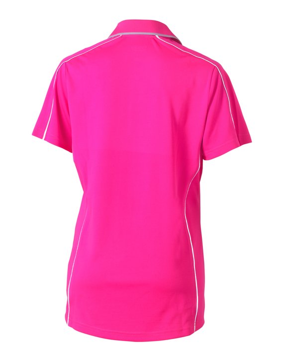 Bisley Women's Cool Mesh Polo with Reflective Piping