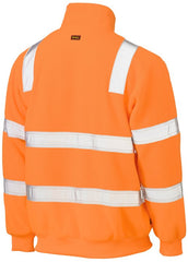 Bisley Taped Hi Vis Rail Polar Fleece Jumper