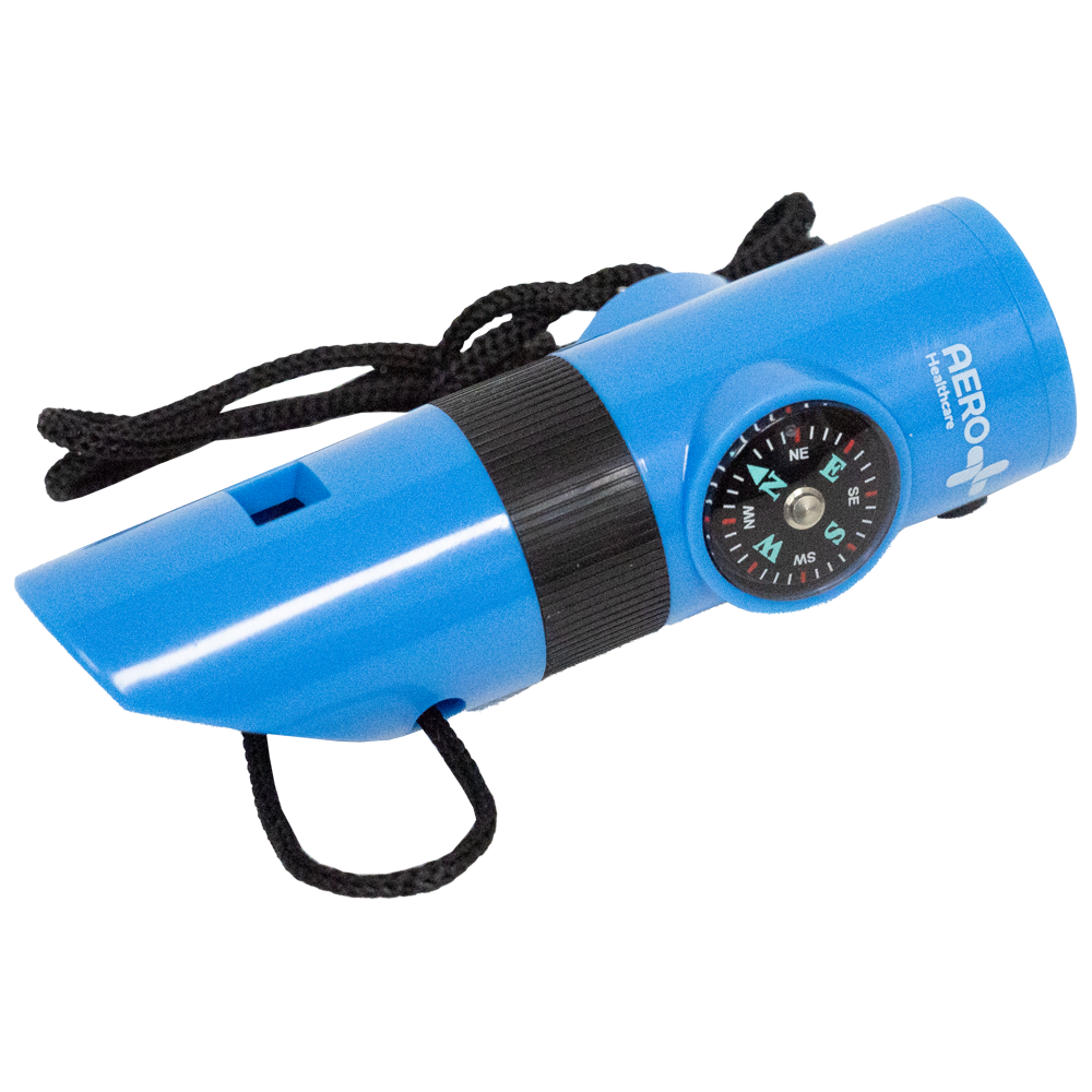 Aero Healthcare AEROSUPPLIES Survival Aid (Torch, Whistle, Mirror, Magnifying Glass, Compass)