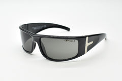 EYRES ALLURE Shiny Black Frame Grey Lens