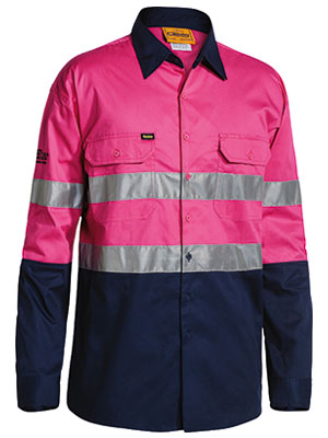 Bisley Taped Hi Vis Cool Lightweight Shirt