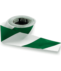 ProChoice Green/White Hazard Tape 100m x 75mm (GW10075)