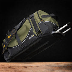 Rugged Xtremes Wheeled FIFO Transit Canvas Bag (Green)