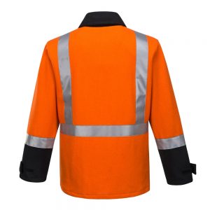 Huski XL Welder Jacket Safety Orange/Navy (918018)