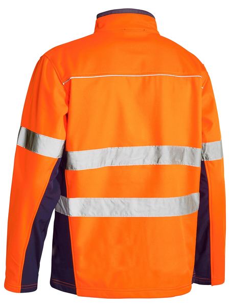 Bisley Taped Hi Vis Soft Shell Jacket