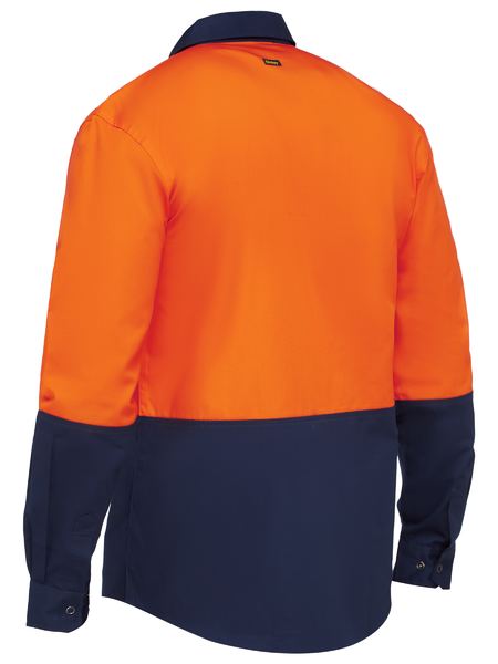 Bisley Two Tone Hi Vis Long Sleeve Shirt