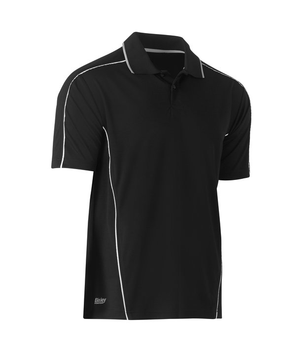 Bisley Cool Mesh Polo with Reflective Piping