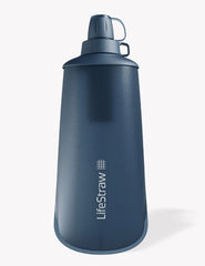 Lifestraw Mountain Blue Peak Collapsible Squeeze Bottle (LSPSF1MBWW)