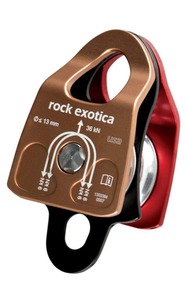 Rock Exotica Machined Rescue Pulley DOUBLE