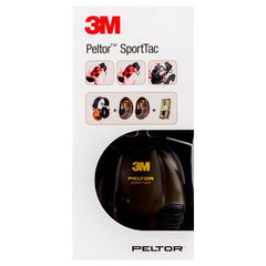3M PELTOR Green/Orange SportTac Hearing Protector Class 4 26dB Foldable (MT16H210F-478-GN)