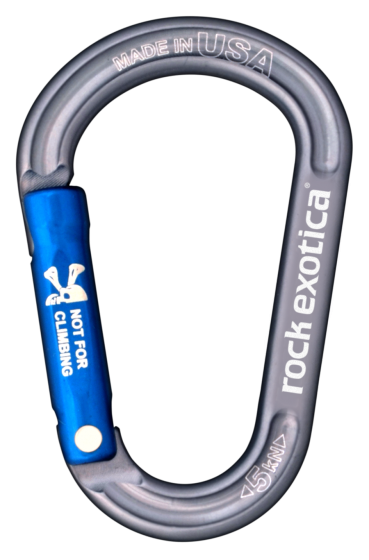 Rock Exotica RockX Accessory Carabiner - Light Grey