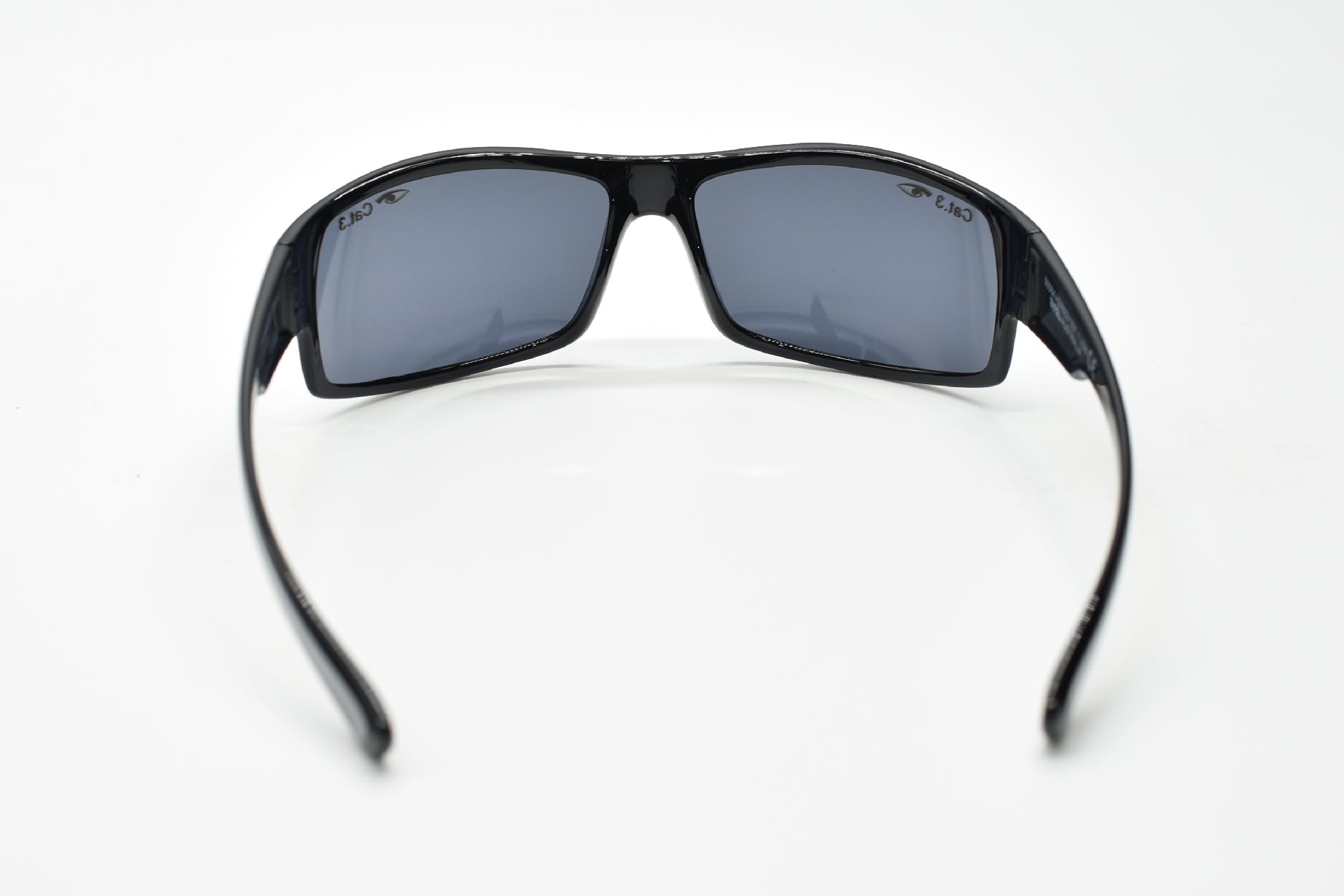 EYRES 4EVER  Shiny Black & Silver Frame Grey Lens