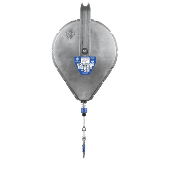 IKAR Retractable Fall Arrester With Handle (Aluminium Housing, Steel Cable Lifeline)