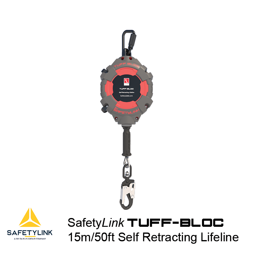 Safetylink TUFF-BLOC 15m Self Retracting Lifeline (TUFF-BLOC015)