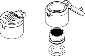 Enware Aerator Av Outlets & Eyewash Dustcov X 2