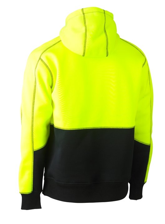 Bisley Hi Vis Fleece Hoodie Pullover