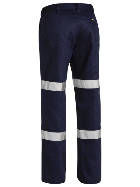 Bisley Taped Biomotion Cotton Drill Work Pants