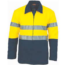 2XL DNC BLUEY BOMBER JACKET HI VIS TWO TONE WITH 3M TAPE BRAND NEW 3964DNC