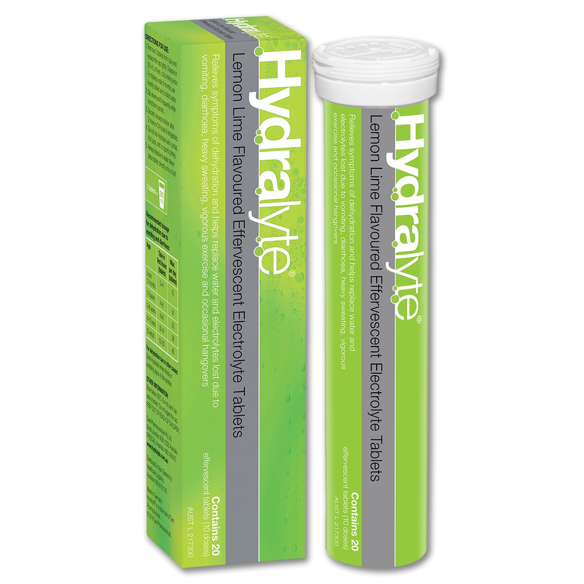 Hydralyte Effervescent Electrolyte Tablets (20 Tablets)