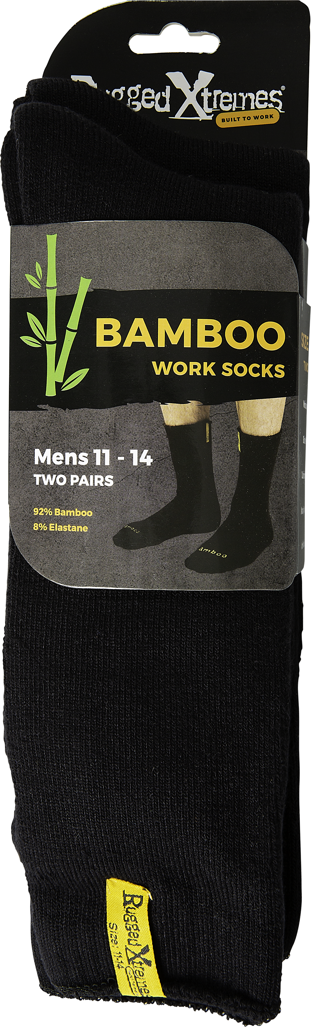 Rugged Xtremes Bamboo Socks Twin Pack