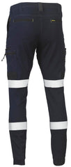 Bisley Flx & Move Taped Stretch Denim Cargo Cuffed Pants