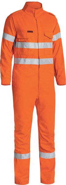 Bisley TenCate Tecasafe Plus 700 Taped Hi Vis FR Vented Coverall