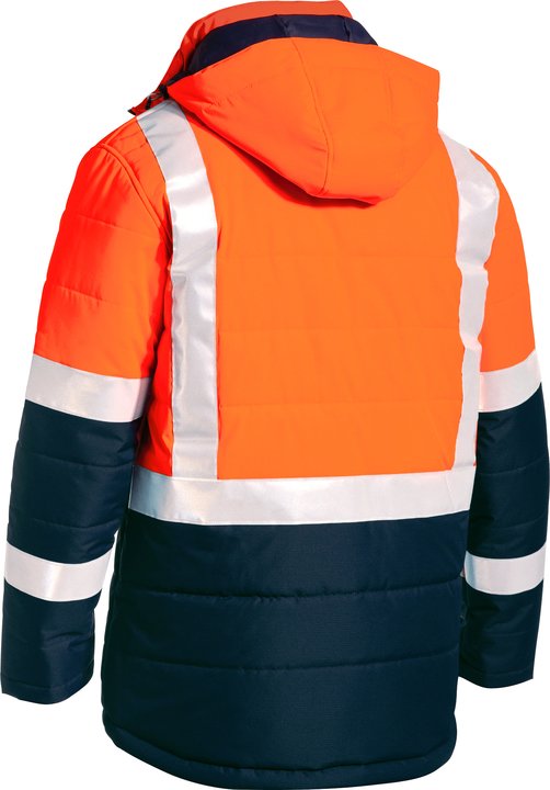 Bisley Taped Hi Vis Puffer Jacket