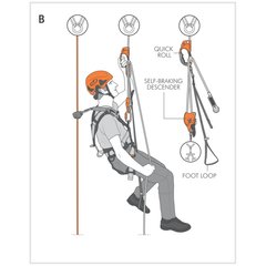 CT Climbing Technologies QUICK ROLL Right Hand Rope Clamp (2D663DJ)