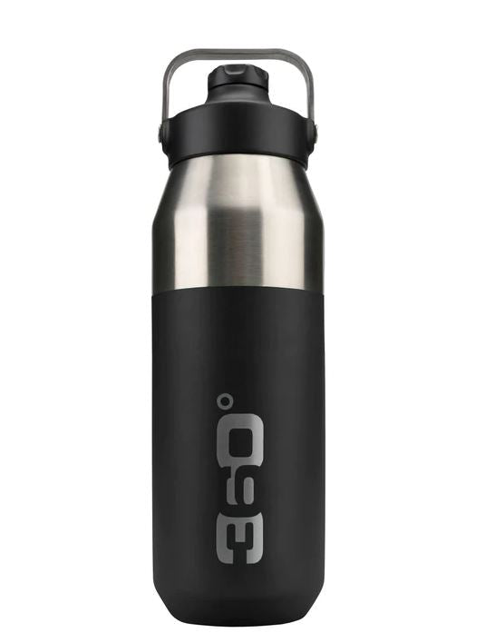 360 Degrees BLACK 750ml Vacuum Insulated Stainless Bottle