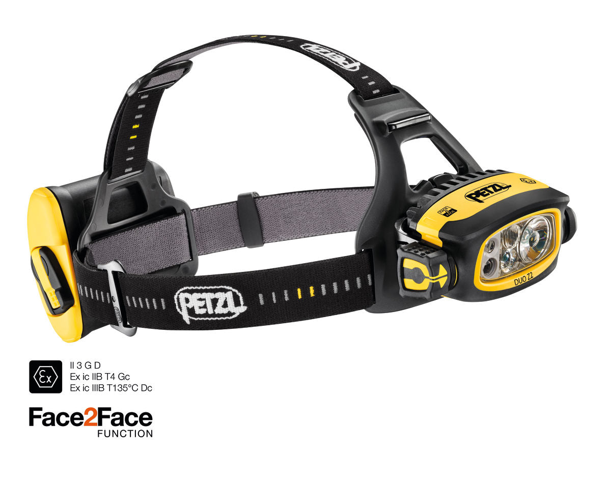 Petzl DUO Z2 Headlamp 430 Lumens - ATEX 2/22 (E80AHB)