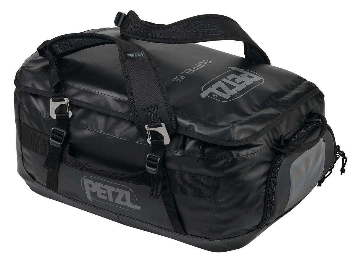 Petzl 65L Duffel Medium Black Capacity Transport Bag (S045AA02)