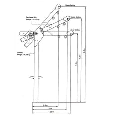 Austlift Cantilever Arm Davit System (915400)