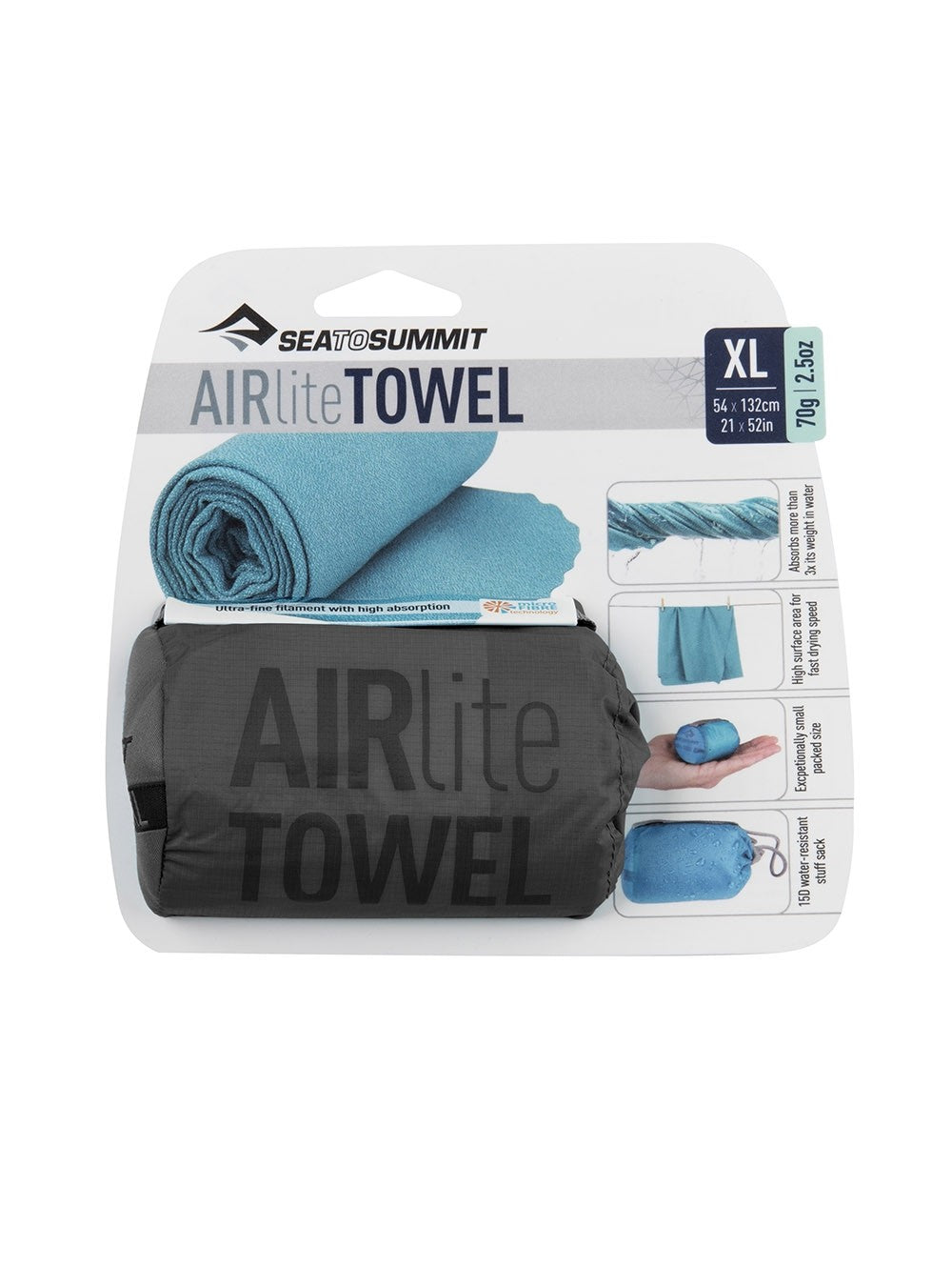 Sea to Summit X-LARGE Airlite Absorbent Towel Grey