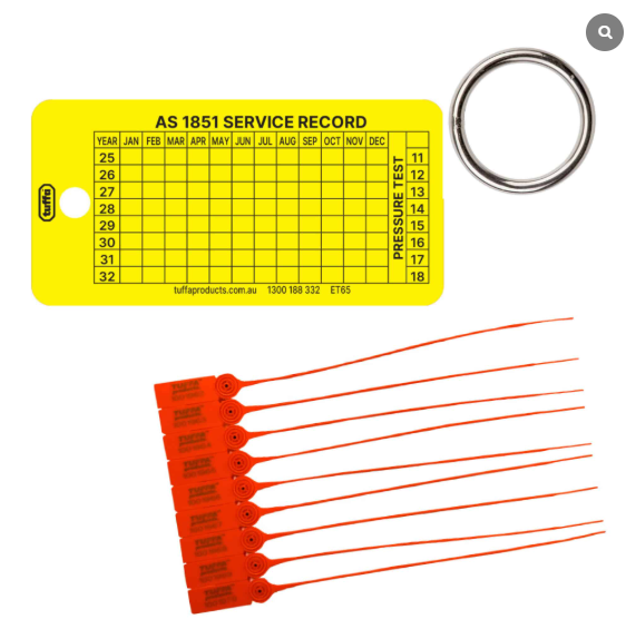 Tuffa Fire Extinguisher Service Maintenance Kit (packs of 25)