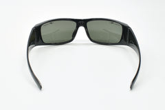 EYRES INDULGE Shiny Black Frame Grey Lens