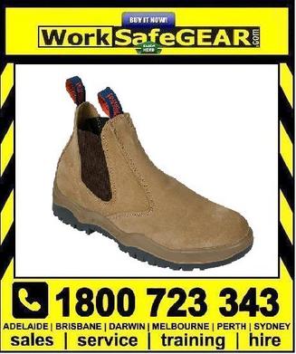 Mongrel Wheat Suede Elastic Side Boot Safety Work Boot Victor Footwear Shoe (240040)