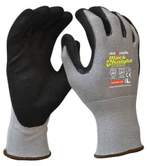 Maxisafe Black Knight Dri-Grip Cut B Glove With Gripmaster Coating (12 Pairs)