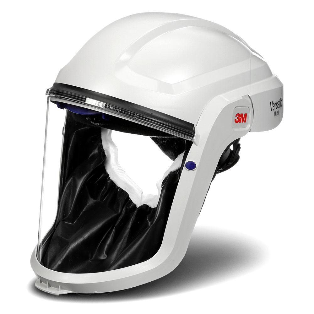 3M Versaflo Respiratory Faceshield Assembly M-207, with Flame Resistant Faceseal Helmet