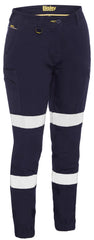 Bisley Women's Taped Cotton Cargo Cuffed Pants