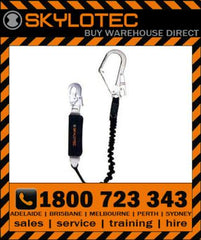 Skylotec BFD Flex Elasticated Single Leg Lanyard (L-AUS-0543-2)