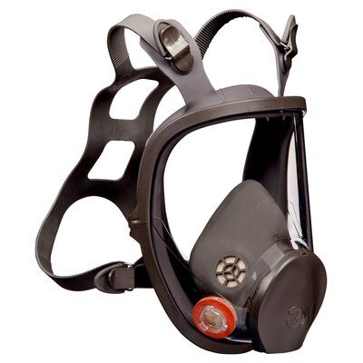 LARGE 3M Full Face Mask Reusable Respirator 6900 Respiratory Protection, Mask Only . Filters NOT included.